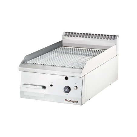 Gaskookplaat, gegroefd, 6,5 kw, g30, chroom - 9736230 - Stalgast