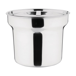 Pot &agrave; bain-marie rond avec couvercle Vogue
