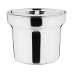 Pot &agrave; bain-marie rond avec couvercle Vogue
