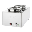 Bain-marie avec pots ronds Buffalo