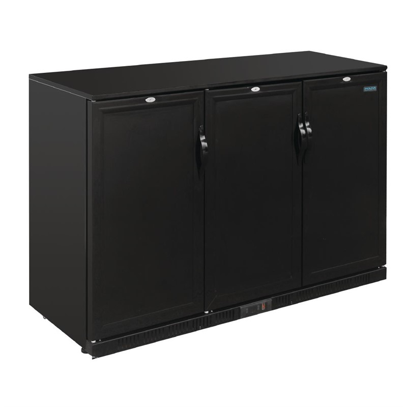 Arri&egrave;re-bar trois portes pleines pivotantes Polar S&eacute;ie G 900mm 330L