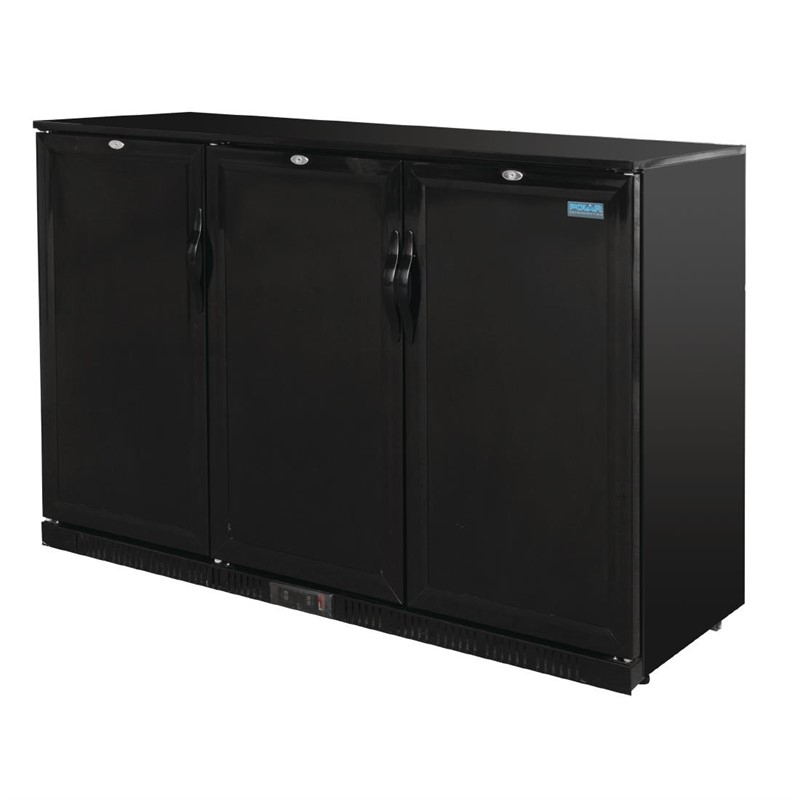 Arri&egrave;re-bar trois portes pleines pivotantes Polar S&eacute;ie G 900mm 330L