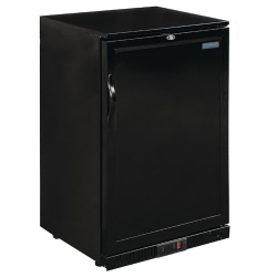 Arri&egrave;re-bar une porte pleine noir Polar S&eacute;rie G 900mm 138L