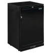 Arri&egrave;re-bar une porte pleine noir Polar S&eacute;rie G 900mm 138L