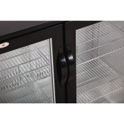 Arri&egrave;re-bar trois portes pivotantes Polar S&eacute;rie G noir 320L