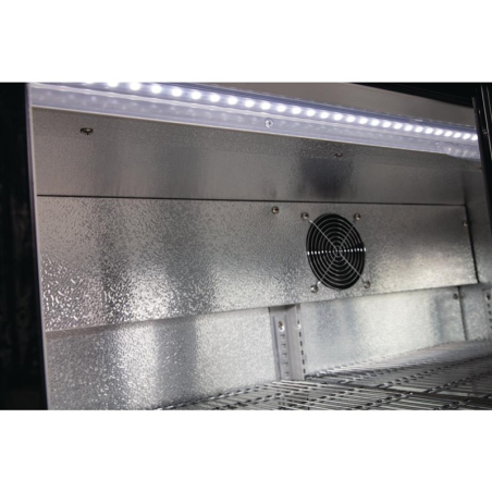 Arri&egrave;re-bar trois portes coulissantes Polar S&eacute;rie G noir 320L