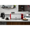Grille-pain 6 fentes avec grille sandwich et r&eacute;sistance suppl&eacute;mentaire Rowlett Esprit rouge
