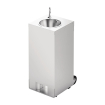 Station de lavage des mains mobile avec cr&eacute;dence IMC 10L