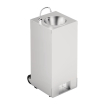Station de lavage des mains mobile avec cr&eacute;dence IMC 10L