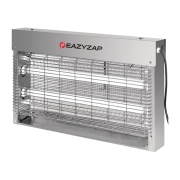 D&eacute;sinsectiseur LED en inox bross&eacute; Eazyzap 20W