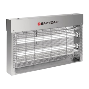 D&eacute;sinsectiseur LED en inox bross&eacute; Eazyzap 14W