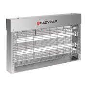 D&eacute;sinsectiseur LED en inox bross&eacute; Eazyzap 14W