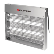 D&eacute;sinsectiseur LED en inox bross&eacute; Eazyzap 8W