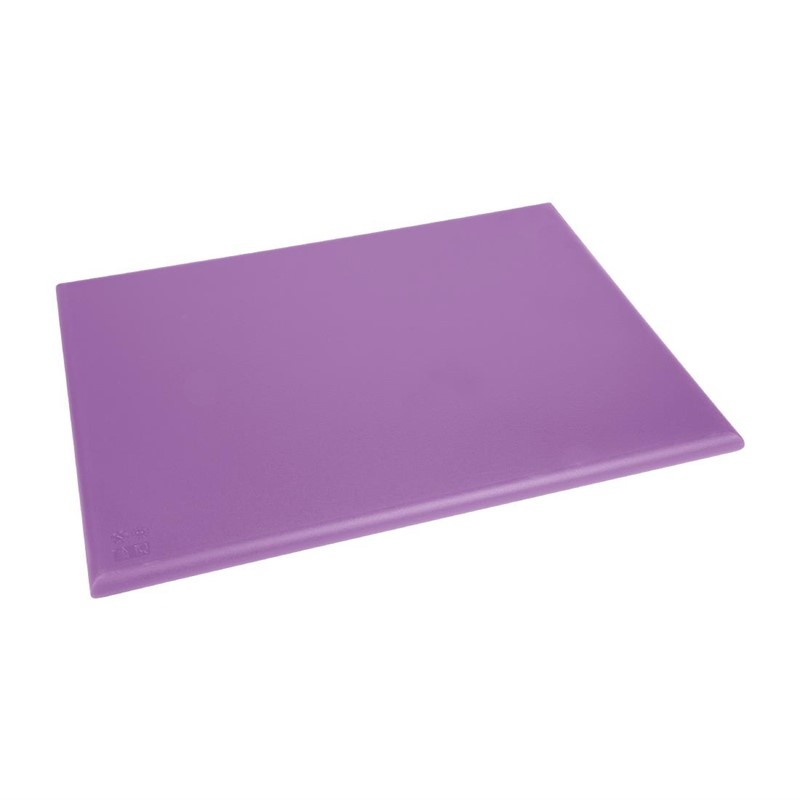 Planche &agrave; d&eacute;couper haute densit&eacute; Hygiplas violette  600x450x25mm