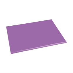 Petite planche &agrave; d&eacute;couper haute densit&eacute; Hygiplas violette 229x305x12mm