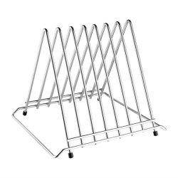 Support professionnel pour planches &agrave; d&eacute;couper Hygiplas 7 fentes