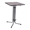 Table haute carr&eacute;e pliante Limburg 70cm