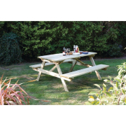 Table pique-nique en bois 1,5m