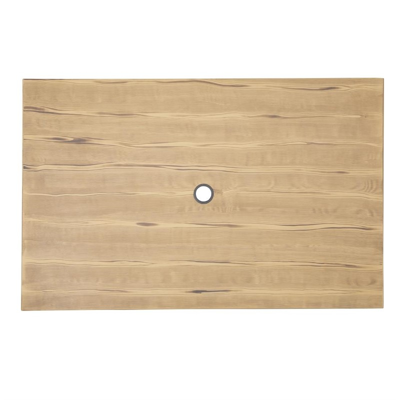 Table d'ext&eacute;rieur Bolero 120x76x75cm bois clair