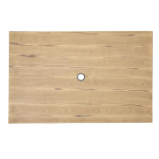 Table d'ext&eacute;rieur Bolero 120x76x75cm bois clair