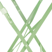Table de terrasse carr&eacute;e pliante en acier Bolero vert clair 595 mm