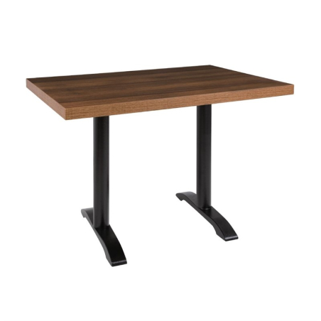 Plateau de table rectangulaire pr&eacute;-perc&eacute; Bolero ch&ecirc;ne rustique 700mm