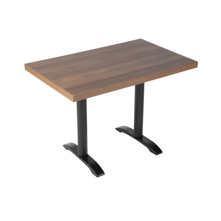 Plateau de table rectangulaire pr&eacute;-perc&eacute; Bolero ch&ecirc;ne rustique 700mm
