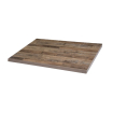 Plateau de table rectangulaire pr&eacute;-perc&eacute; Bolero urban fonc&eacute; 700mm