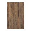 Plateau de table rectangulaire pr&eacute;-perc&eacute; Bolero urban fonc&eacute; 700mm