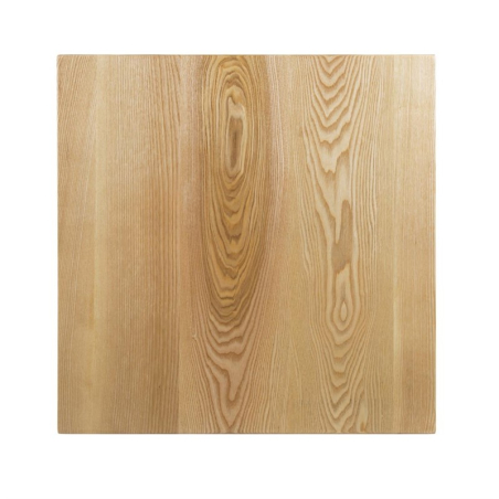 Table de bar noire avec plateau en bois Bolero Bistro