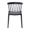 Chaises en polypropyl&egrave;ne Windson anthracite (lot de 4)