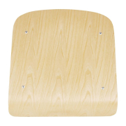 Chaises avec assise et dossier en bois Bolero Cantina galvanis&eacute;es (lot de 4)