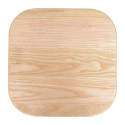 Tabouret bas en acier galvanis&eacute; avec assise en bois Bolero Cantina (lot de 4)