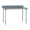 Table de pr&eacute;paration inox avec dosseret Tournus 1400mm