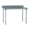 Table de pr&eacute;paration inox avec dosseret Tournus 1200mm