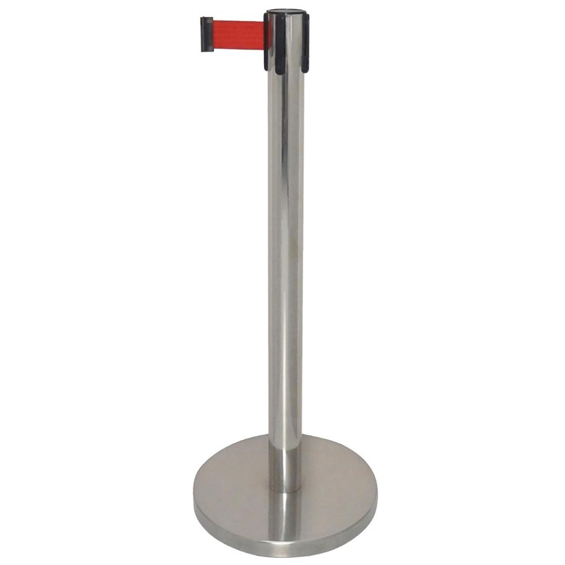 Barri&egrave;re r&eacute;tractable &agrave; sangle Bolero rouge 3m