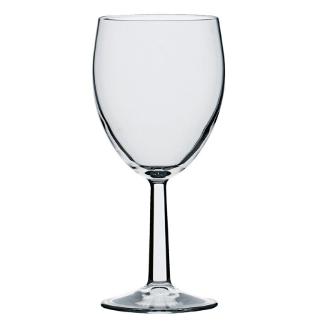 Verres &agrave; pied Utopia Saxon 340 ml marqu&eacute;s CE &agrave; 250 ml (lot de 48)