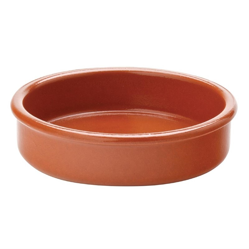 Plats &agrave; tapas en terre cuite 100 mm (lot de 24)