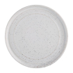 Assiettes plates rondes Olympia Cavolo blanc mouchet&eacute; 220mm (lot de 6)