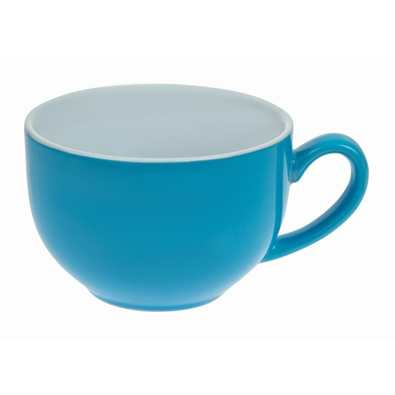 Tasses &agrave; cappuccino Olympia Caf&eacute; bleues 340 ml (lot de 12)