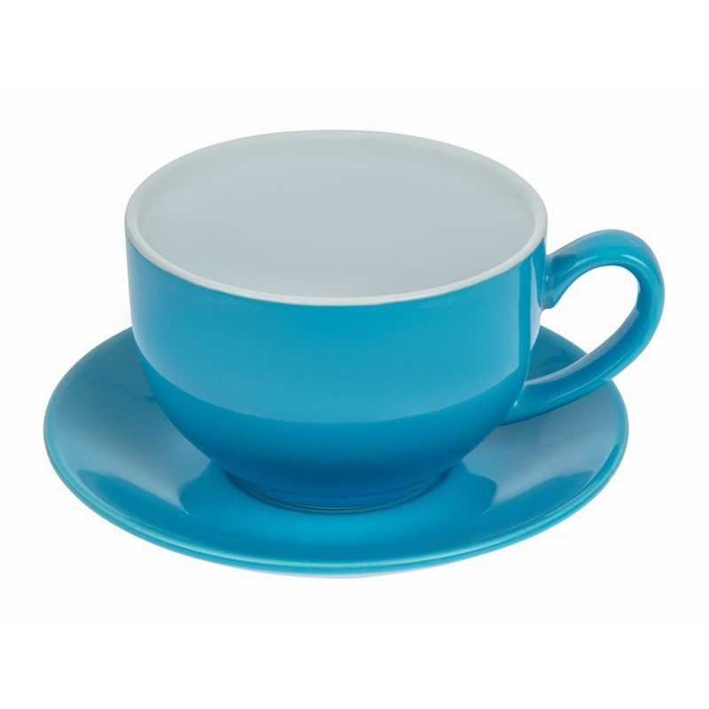 Tasses &agrave; cappuccino Olympia Caf&eacute; bleues 340 ml (lot de 12)