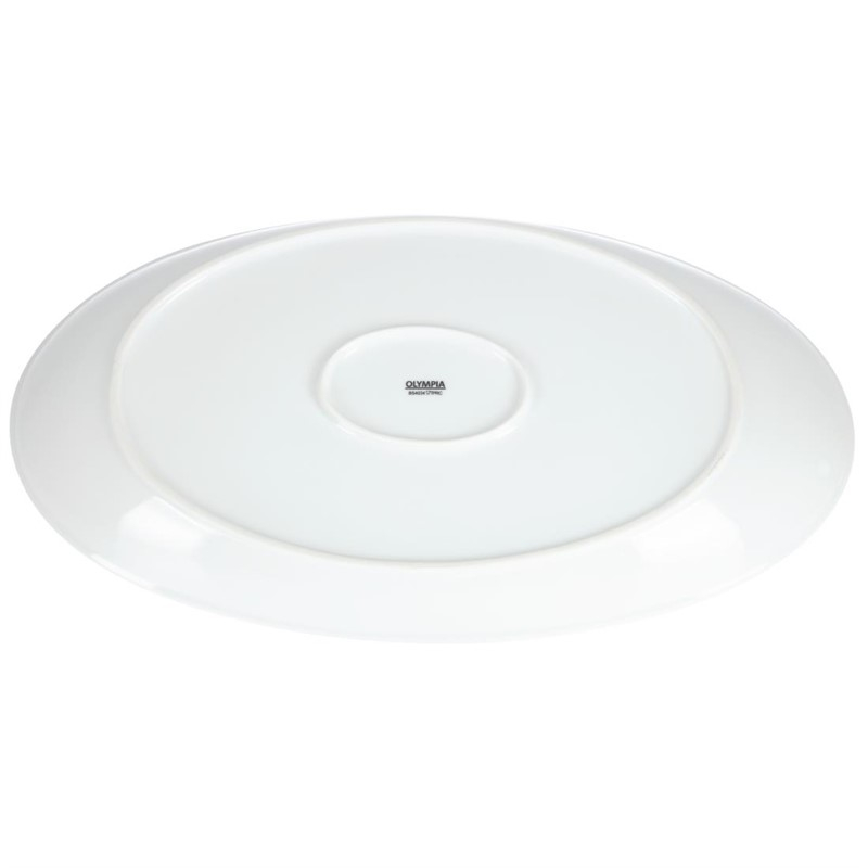 Assiette creuse ovale Olympia 500 x 290mm