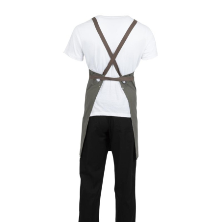 Tablier bavette en coton Southside kaki