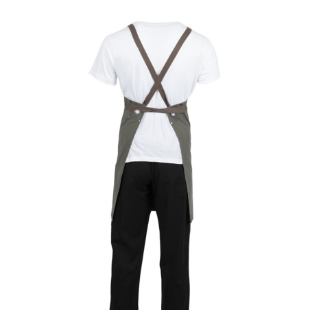 Tablier bavette en coton Southside kaki