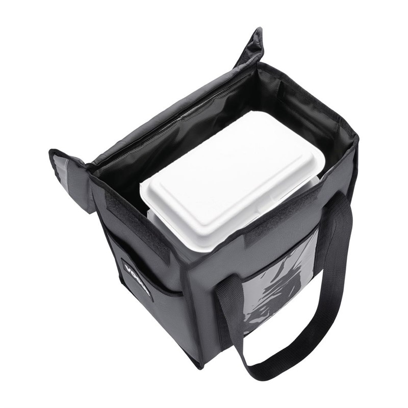Sac de livraison isotherme chargement par le haut Vogue gris 330&nbsp;x&nbsp;230&nbsp;x&nbsp;330&nbsp;mm