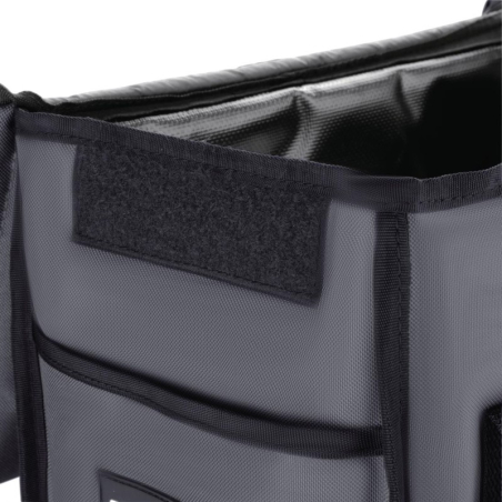 Sac de livraison isotherme chargement par le haut Vogue gris 330&nbsp;x&nbsp;230&nbsp;x&nbsp;330&nbsp;mm
