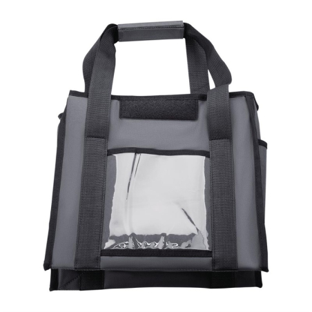 Sac de livraison isotherme chargement par le haut Vogue gris 330&nbsp;x&nbsp;230&nbsp;x&nbsp;330&nbsp;mm