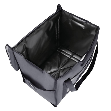 Sac de livraison isotherme pliant Vogue gris 540&nbsp;x360&nbsp;x&nbsp;430&nbsp;mm