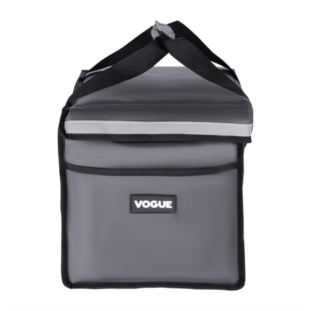 Sac de livraison isotherme pliant Vogue gris 305&nbsp;x&nbsp;380&nbsp;x&nbsp;380&nbsp;mm