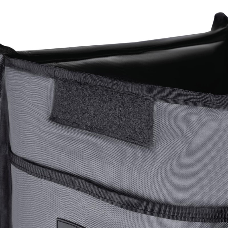 Sac de livraison isotherme pliant Vogue gris 305&nbsp;x&nbsp;380&nbsp;x&nbsp;380&nbsp;mm